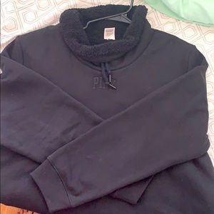 Victoria’s Secret PINK Sherpa lines cowl neck